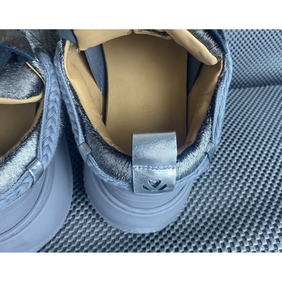 Valabasas Shoes Sneakers Mens Size 11 Smoke Silver Gray Lace Up Low Top - Picture 11 of 12